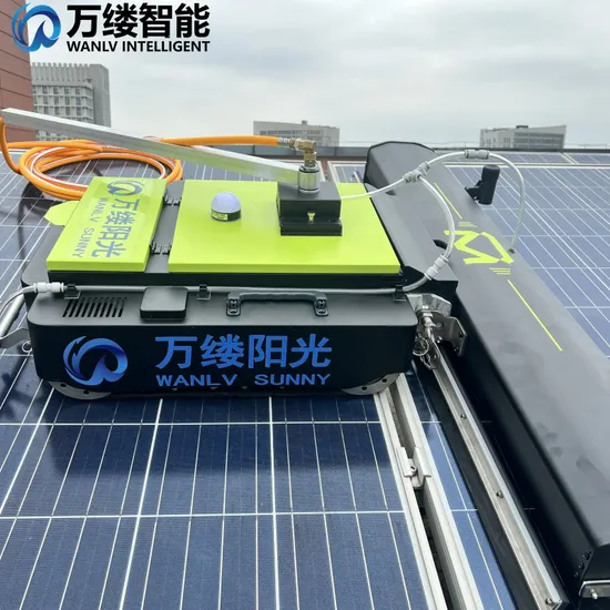  Cold Water-Washing Remote-Control High-Pressure Solar Panel Cleaning Robot with Anti-Falling Sensor